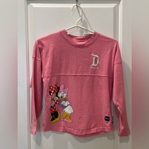 DISNEY…Disneyland Minnie and Daisy Spirit Jersey Girls Long Sleeve Shirt
